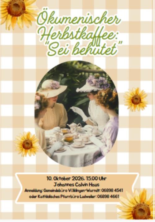 Ökum. Herbstkaffee 10.10.2026